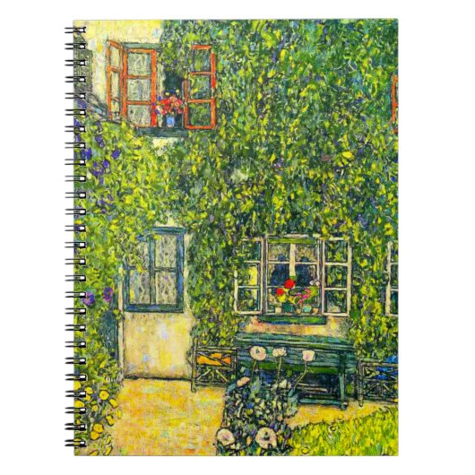 Gustav Klimt Het Huis van Guardaboschi Notitieboek (Voorkant)