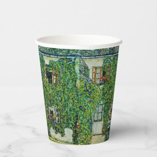 Gustav Klimt - Het Huis van Guardaboschi Papieren Bekers (Rechts)