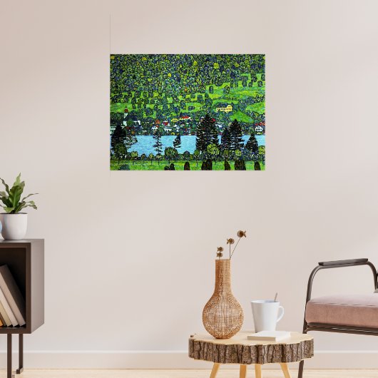 Gustav Klimt - Het Huis van Guardaboschi Poster (Woonkamer 3)