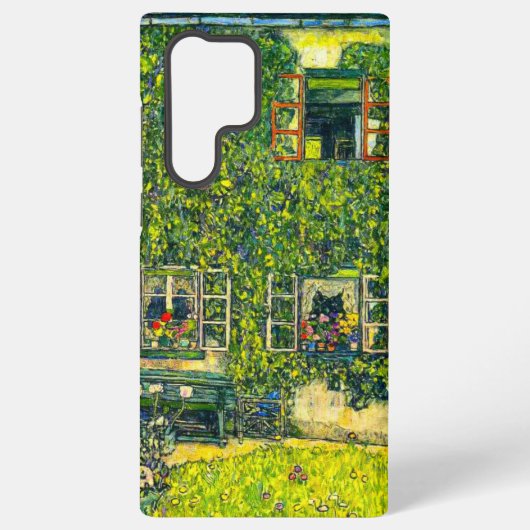 Gustav Klimt Het Huis van Guardaboschi Samsung Galaxy Hoesje (Achterkant)