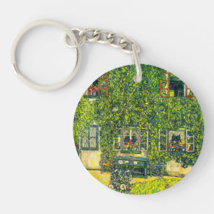 Gustav Klimt Het Huis van Guardaboschi Sleutelhanger