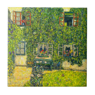 Gustav Klimt Het Huis van Guardaboschi Tegeltje