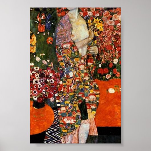 Gustav Klimt het Poster Dancer (Voorkant)