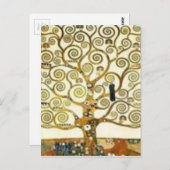 Gustav Klimt - het schilderij van de boom van het  Briefkaart (Voorkant / Achterkant)
