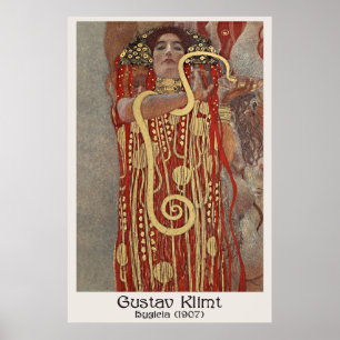 Gustav Klimt - Hygieia 1907 Art nouveau Poster