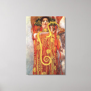 Gustav Klimt - Hygieia Medicine Godin Health Canvas Afdruk