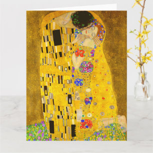 Gustav Klimt is het beroemde schilderij The Kiss. Kaart