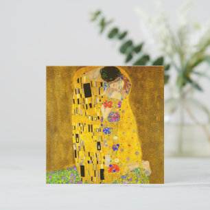 Gustav Klimt is het beroemde schilderij The Kiss. Kaart
