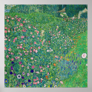 Gustav Klimt - Italiaans tuinlandschap Poster