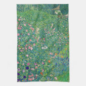 Gustav Klimt - Italiaans tuinlandschap Theedoek (Verticaal)