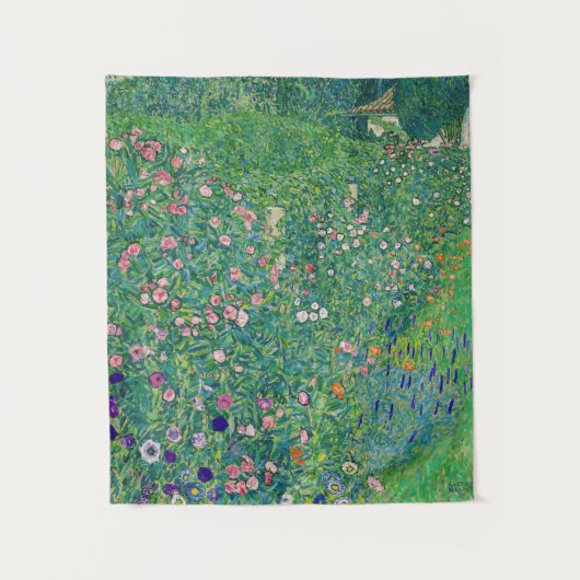 Gustav Klimt - Italiaans tuinlandschap Wandkleed (Voorkant)