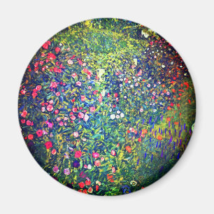 Gustav Klimt Italiaanse tuin Magneet