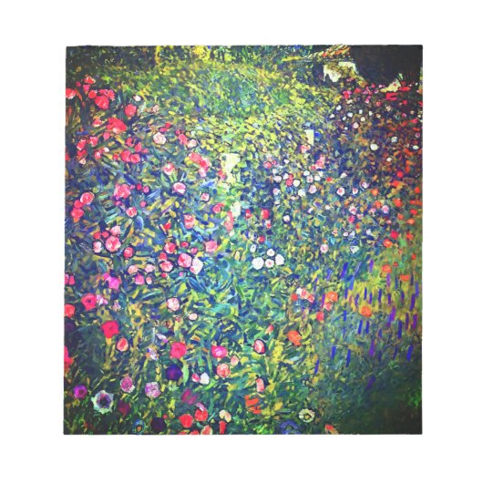 Gustav Klimt Italiaanse tuin Notitieblok (Voorkant)