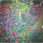 Gustav Klimt Italiaanse tuin Sticker (Voorkant)