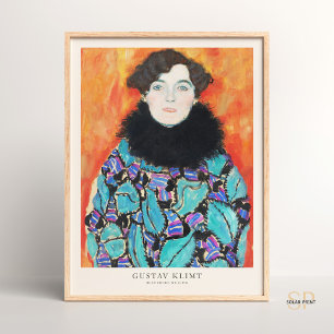 Gustav Klimt Johanna Staude Schilderij Kunst Print