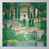 Gustav Klimt - Kerk in Cassone Poster (Voorkant)