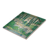 Gustav Klimt - Kerk in Cassone Tegeltje (Zijkant)