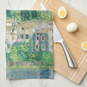 Gustav Klimt - Kerk in Cassone Theedoek (Quarter Fold)