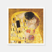 Gustav Klimt Kiss Het klassieke schilderij Servet (Voorkant)