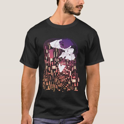 Gustav Klimt Kiss T-shirt (Voorkant)