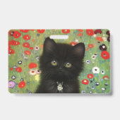 Gustav Klimt Kitten Badge (Achterkant)