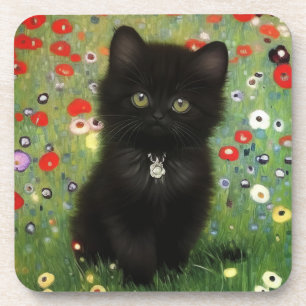 Gustav Klimt Kitten Bier Onderzetter