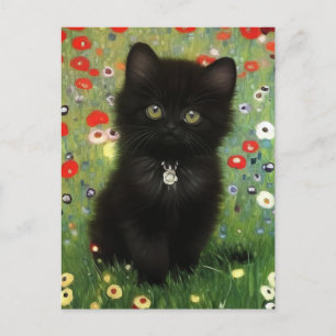 Gustav Klimt Kitten Briefkaart
