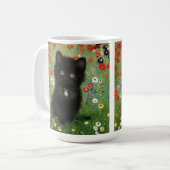 Gustav Klimt Kitten Koffiemok (Voorkant links)