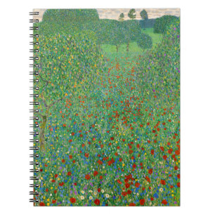 Gustav Klimt - Klaproosveld Notitieboek