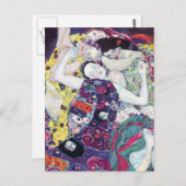 Gustav Klimt la carte postale de Vierge (Devant / Derrière)