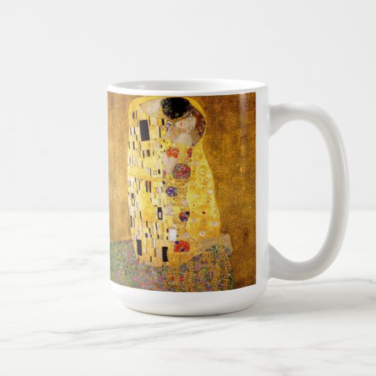 Gustav Klimt la tasse de baiser (Droite)
