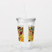 Gustav Klimt Lady met Fan Acryl Drinkbeker (Links)