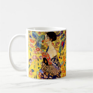 Gustav Klimt Lady met Fan Koffiemok