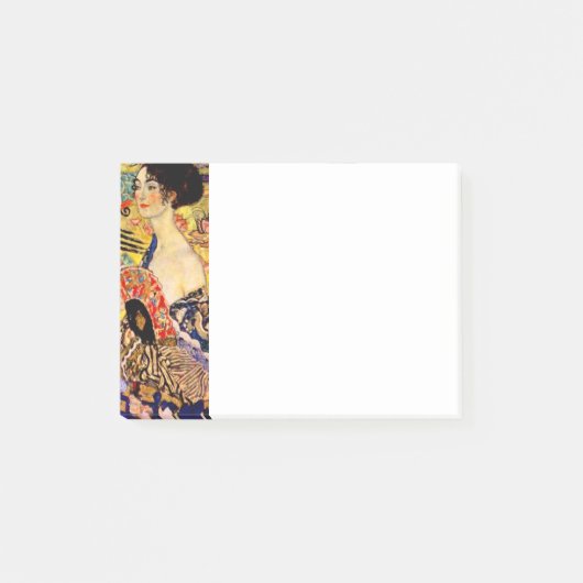 Gustav Klimt Lady met Fan Post-it® Notes (Voorkant)