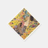 Gustav Klimt - Lady met Fan Servet (Hoek)
