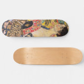 Gustav Klimt - Lady met Fan Skateboard (Horizontaal)