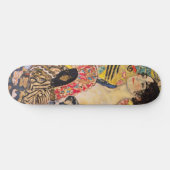 Gustav Klimt - Lady met Fan Skateboard (Horizontaal)