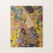 Gustav Klimt - Lady with Fan Legpuzzel (Verticaal)