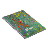 Gustav Klimt - Landelijke tuin met zonnebloemen Notitieboek (Rechterzijde)