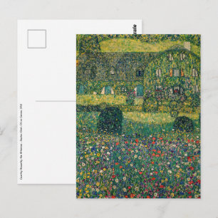 Gustav Klimt - Landenhuis van Attersee Briefkaart