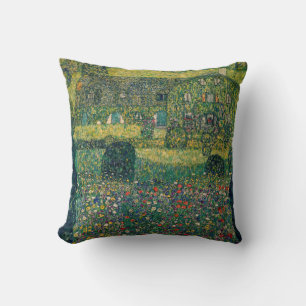 Gustav Klimt - Landenhuis van Attersee Kussen
