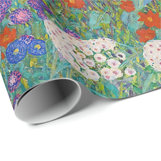 Gustav Klimt - Landentuin met zonnebloemen Cadeaupapier (Rol Hoek)