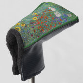 Gustav Klimt - Landentuin met zonnebloemen Golfheadcover (3/4 voorkant)