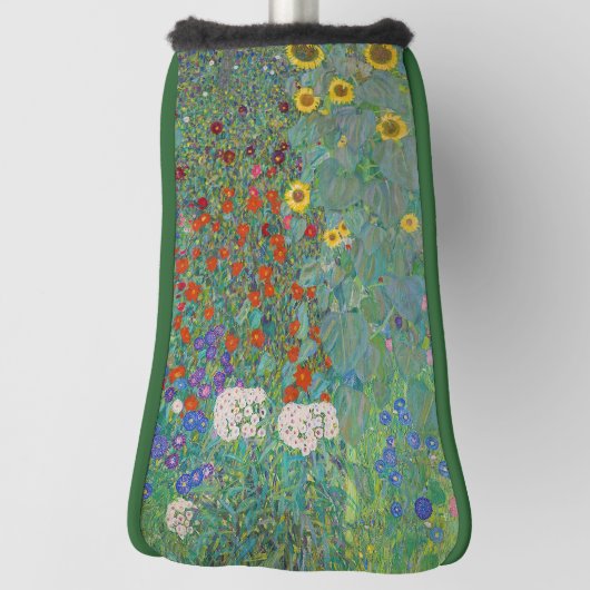 Gustav Klimt - Landentuin met zonnebloemen Golfheadcover (Draai 90)
