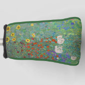 Gustav Klimt - Landentuin met zonnebloemen Golfheadcover (Voorkant)