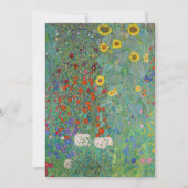 Gustav Klimt - Landentuin met zonnebloemen Kaart (Voorkant)