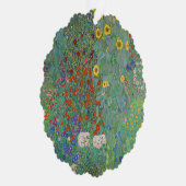 Gustav Klimt - Landentuin met zonnebloemen Ornament Kaart (Rechts)