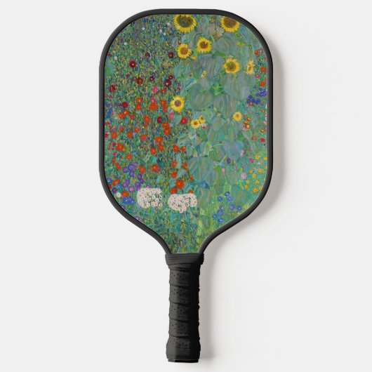 Gustav Klimt - Landentuin met zonnebloemen Pickleball Paddle (Achterkant)