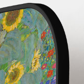 Gustav Klimt - Landentuin met zonnebloemen Pickleball Paddle (Links Detail)