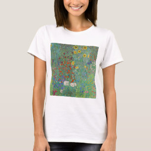 Gustav Klimt - Landentuin met zonnebloemen T-shirt